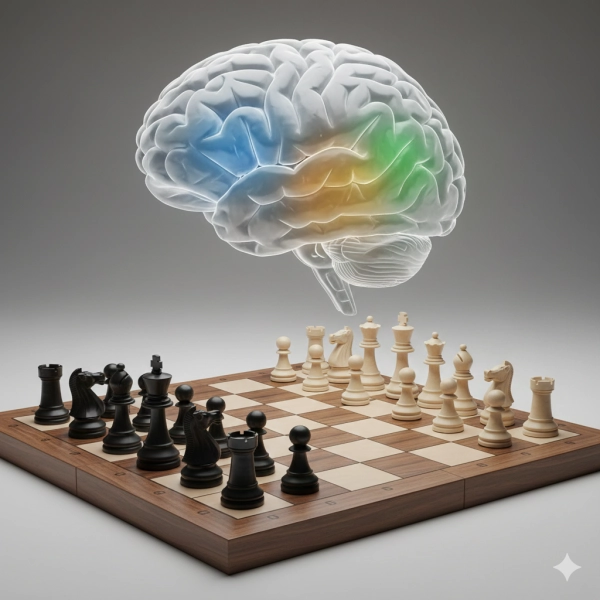 Chess stimulating intelligence through logic, strategy, and brain activity