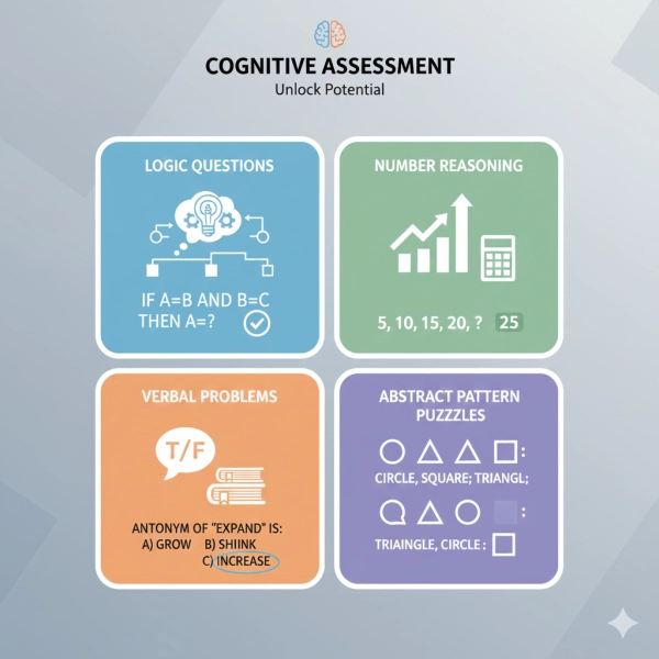 Examples of common IQ and cognitive ability tests used in recruitment