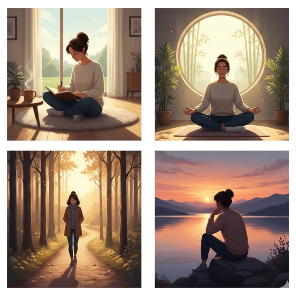 Ways to develop intrapersonal intelligence through journaling, meditation, solitude, and mindful self-reflection