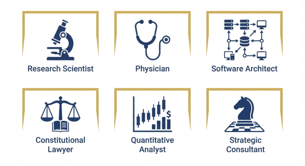 Career paths for IQ 138 — researcher, physician, software architect, lawyer, strategist