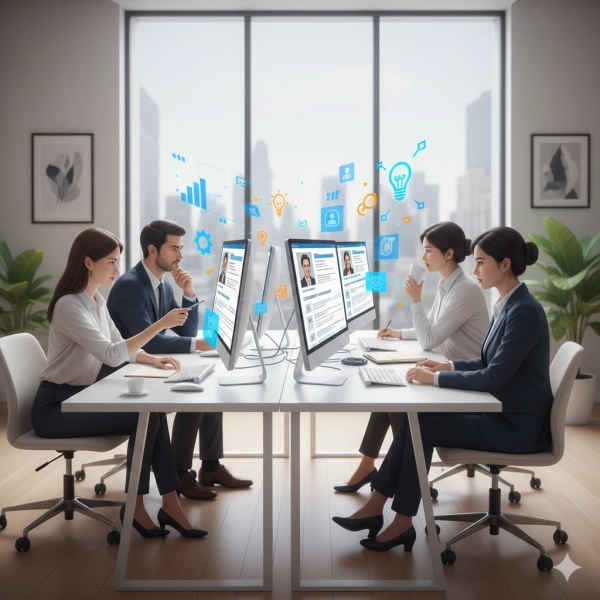 Corporate hiring process using cognitive and IQ assessments during recruitment