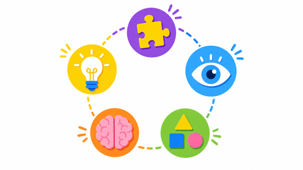 Kids IQ Test measures pattern recognition, spatial intelligence, visual problem-solving and logical reasoning