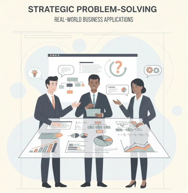 Real-world applications of problem-solving skills in work, leadership, and decision-making