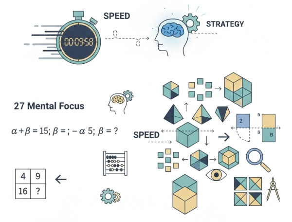 Training to think fast and stay focused during a high speed IQ test