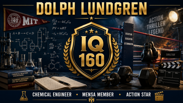 Dolph Lundgren IQ, Dolph Lundgren intelligence, Dolph Lundgren MIT, Dolph Lundgren chemical engineer, celebrity genius IQ