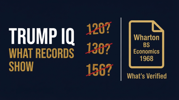 Donald Trump IQ, what is Donald Trump IQ, Trump IQ score, Donald Trump intelligence, Trump Wharton IQ
