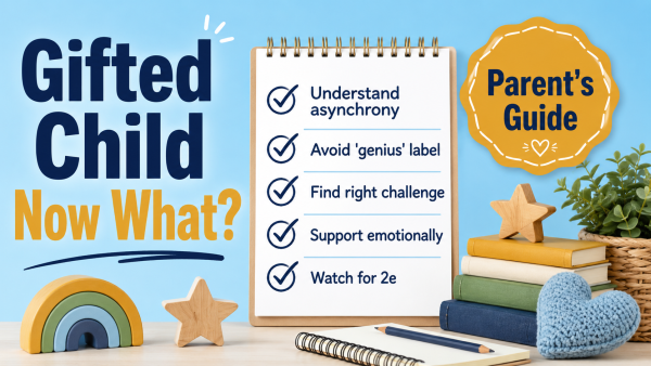 support gifted children after IQ test, gifted child next steps, gifted underachievement, twice exceptional 2e children, asynchronous development gifted, parenting gifted child IQ 130